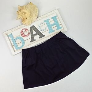 Avenue Swim Black Brief Swim Skirt Womens Size 16 NWT